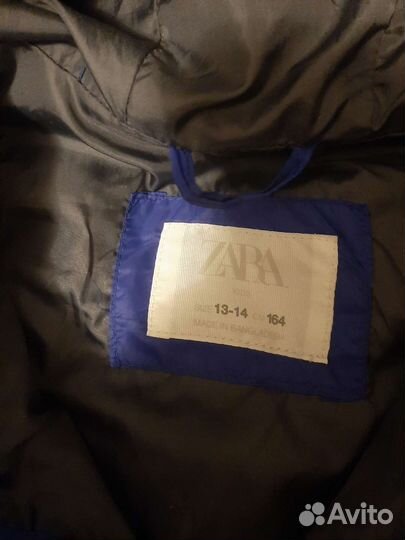 Пуховик жилетка zara 164