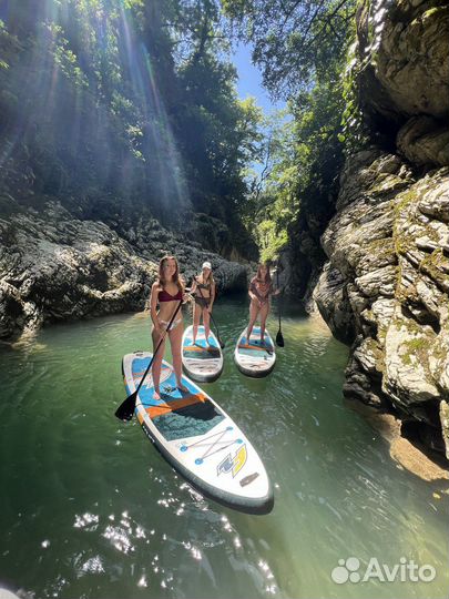 Тур прогулка на сапах по каньону Сочи