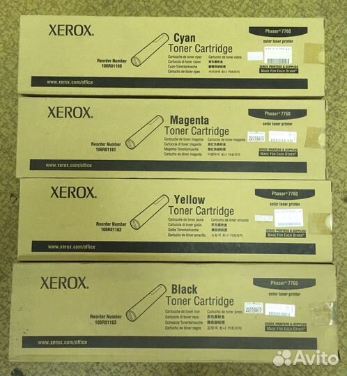 Картриджи для Xerox 7760, 7232