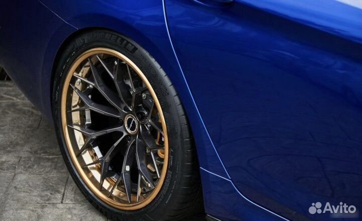Кованые диски в стиле Brixton для BMW M5 F90 R20