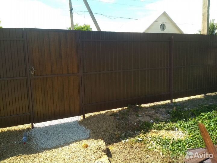 Заборы из Профнастила, 3Д сетки, Евроштакетника