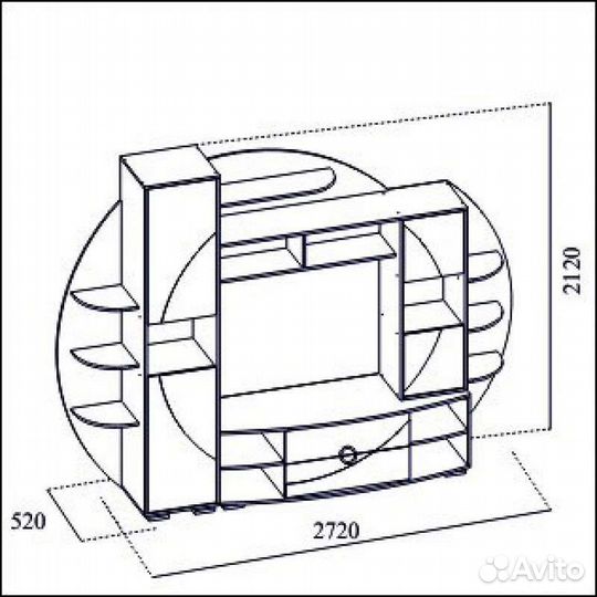 Стенка в гостиную 