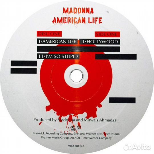 Виниловая пластинка Madonna american life (180 Gra