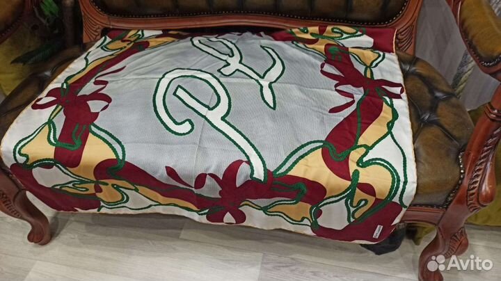 Шелковый платок 95cm италия pierre lauren