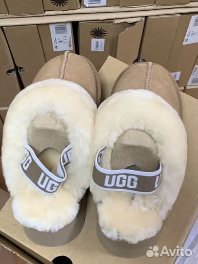 Ugg Funkette Suede Platform Chestnut