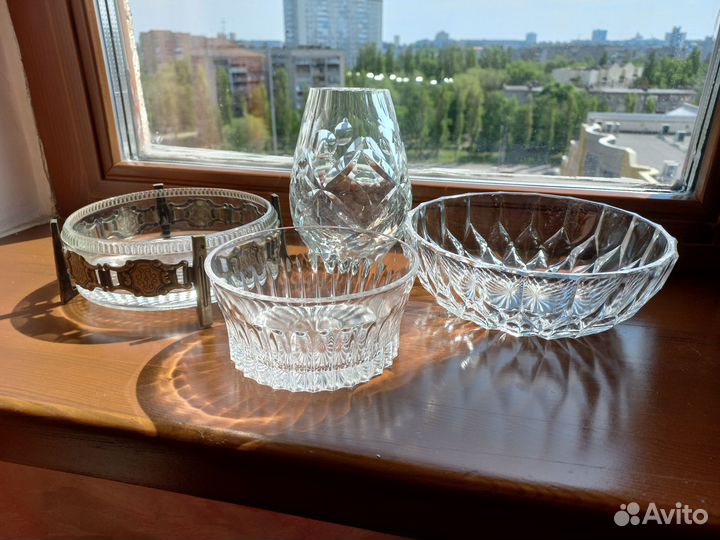 Ваза хрустальная СССР