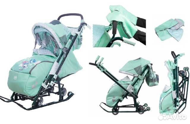Санки коляска ника нд7-4/2