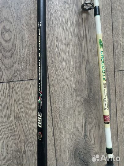 Фидерное удилище, крокодил