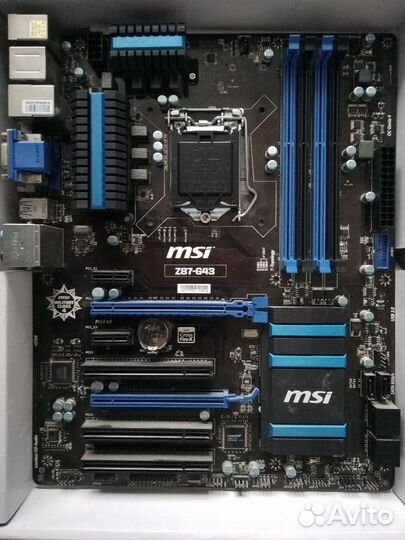 MSI Z87-G43 + i5 4670 + 16Gb DDR3 + VS450