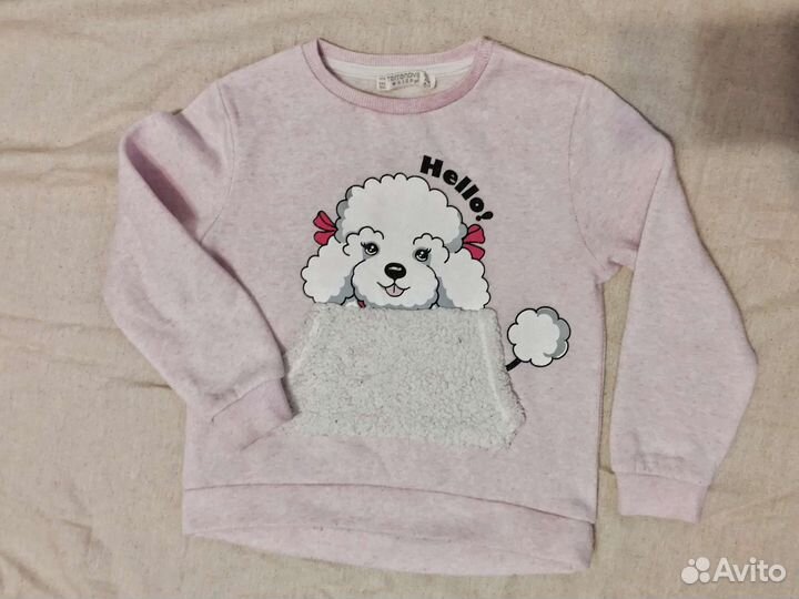 Детские вещи пакетом для девочек 110 см