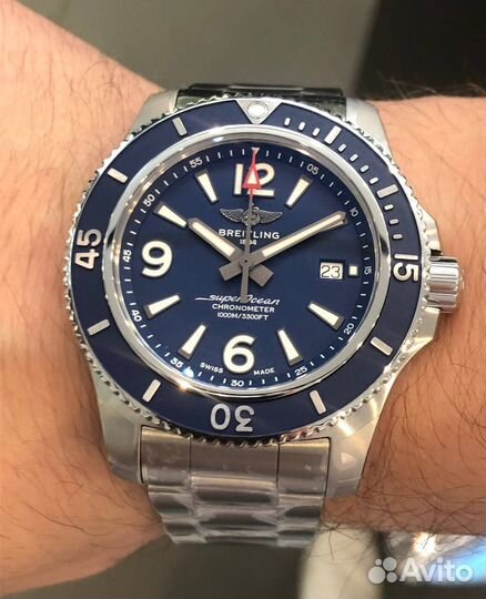 Breitling SuperOcean Blue 44MM WR1.000M