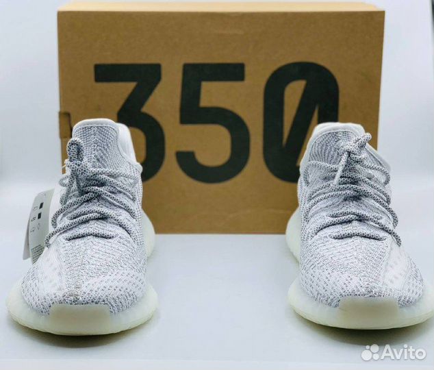 Adidas yeezy boost 350 великан светло-серые разм