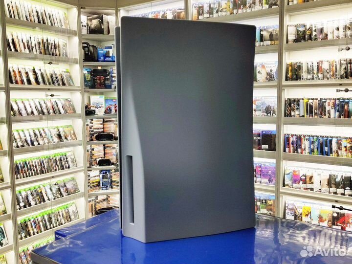 Сменные боковые панели корпус ps5 Silver