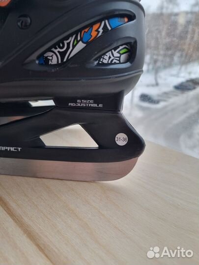 Коньки детские раздвижные nordway 31 36