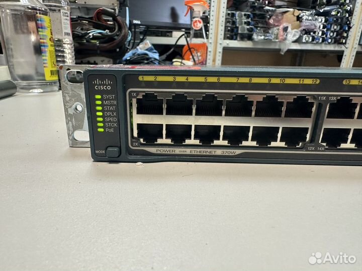 Коммутатор POE Cisco WS-C2960S-F48LPS-L