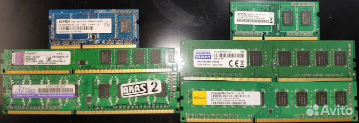 Оперативная память DDR3/DDR4 для пк и Ноутбуков