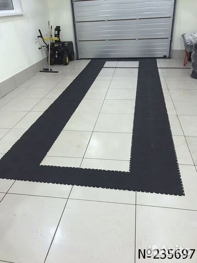 Плитка пвх для гаража
