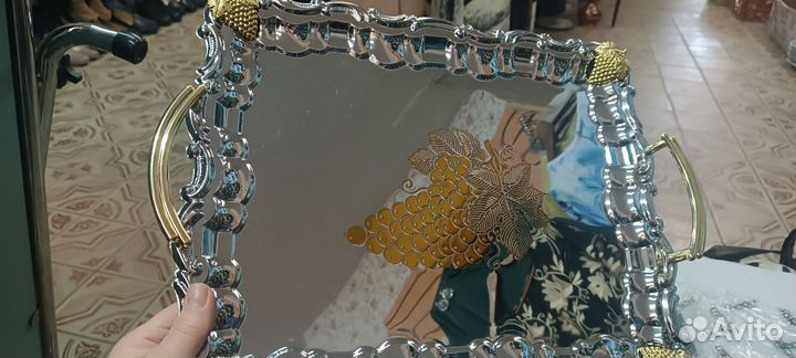 Поднос Хромированный Германия