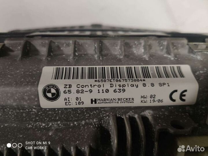 Монитор BMW E65