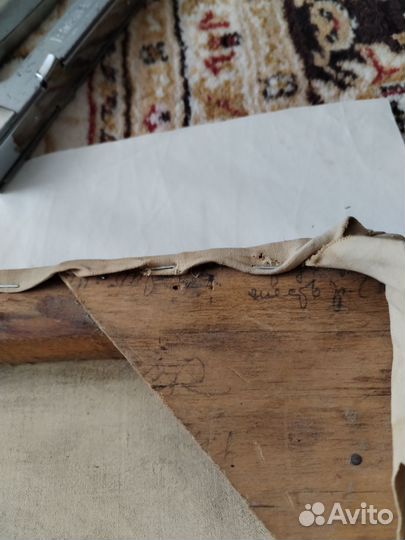 Старинная картина маслом на холсте