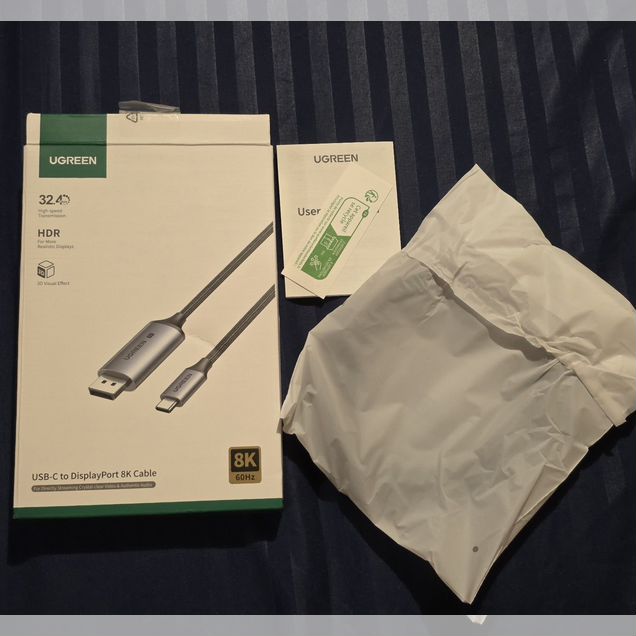 Кабель USB-C to DisplayPort 8K Ugreen