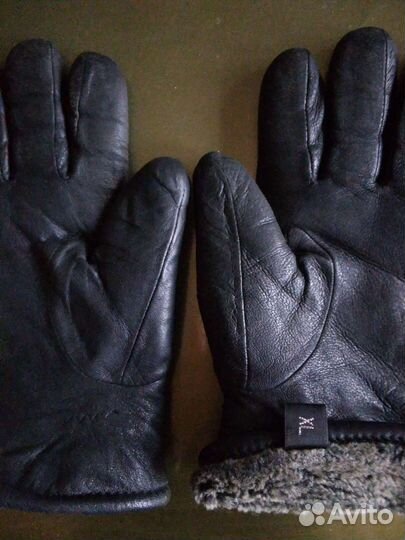 Мужские кожаные перчатки