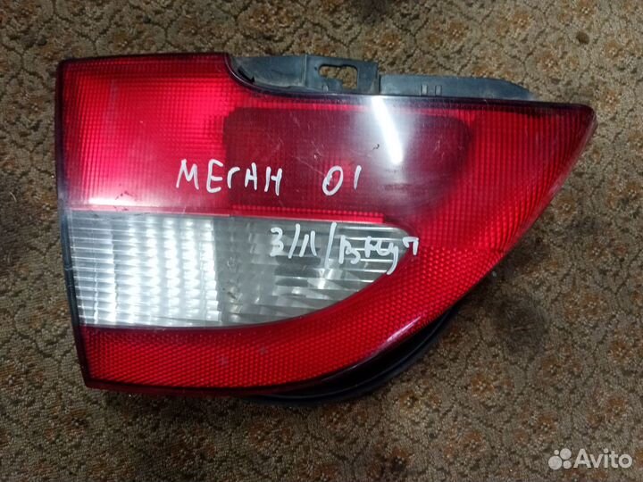 Фонарь задний левый на Рено Меган 01