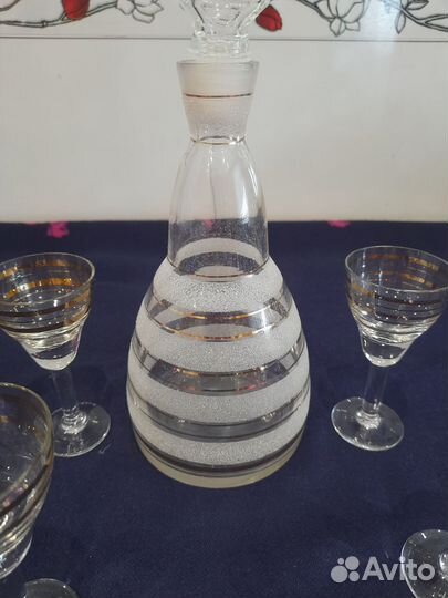 Графин хрустальный времен СССР