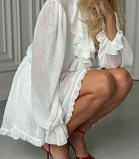 Белое платье женское