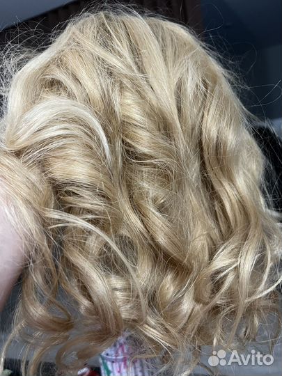 Парик на сетке из натуральный волос новый