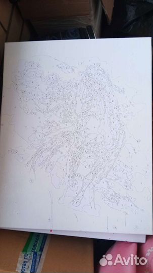 Картина для раскрашивания по номерам