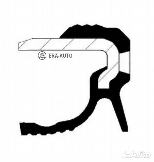 Corteco 19036715B Сальник колен.вала перед.45x60x8