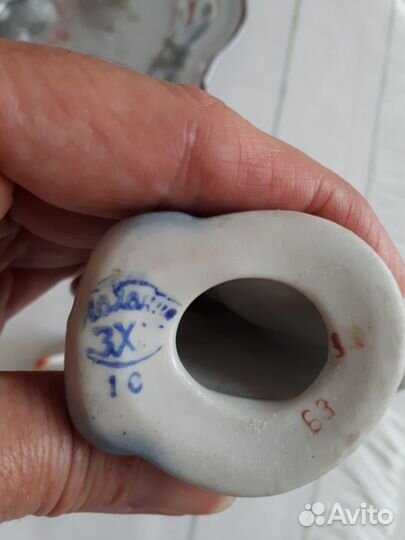 Винтажные статуэтки -рыбки,кошка