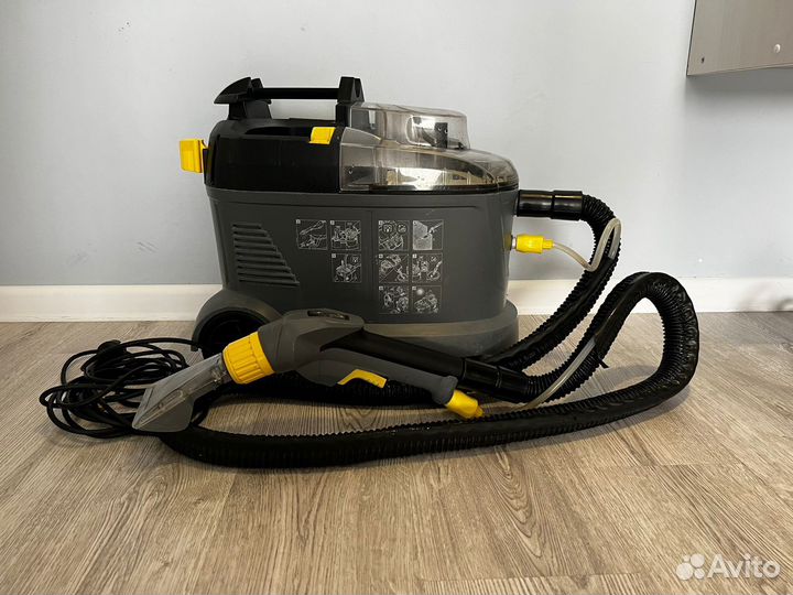 Профессиональный моющий пылесос karcher puzzi 8 1