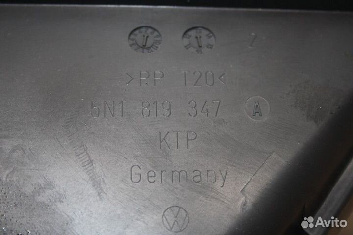 Воздуховод отопителя Volkswagen tiguan 2011-2016