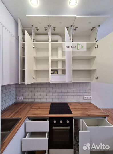 Прямые кухни на заказ