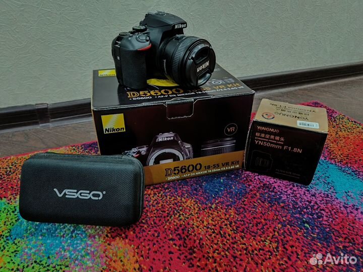 Фотоаппарат Nikon D5600 Kit 18-55