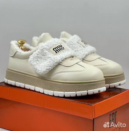 Кроссовки зимние женские Miu Miu 36/41