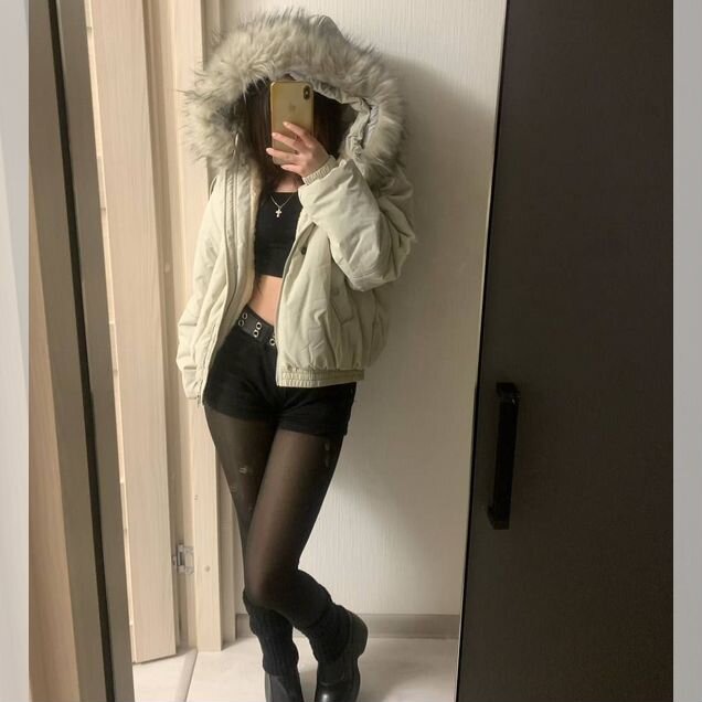 Осенняя куртка аляска с мехом type jaded london