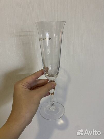 Бокалы кубки из гранённого стекла