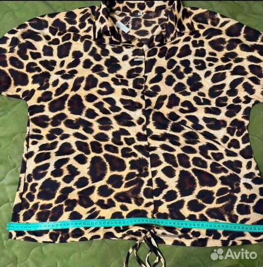 Леопардовая рубашка 58