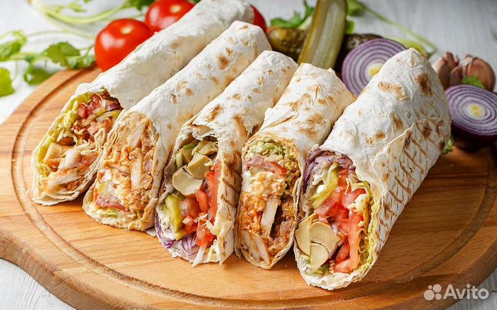 Повар шаурмист в парк Кашкадан