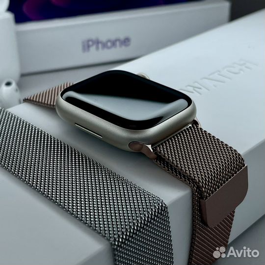 Миланский сетчатый браслет для Apple Watch