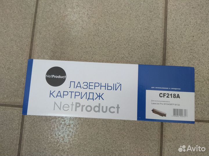 Тонер-картридж лазерный NetProduct CF218A для HP L