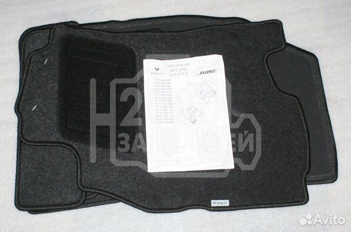 Коврики рено меган 3