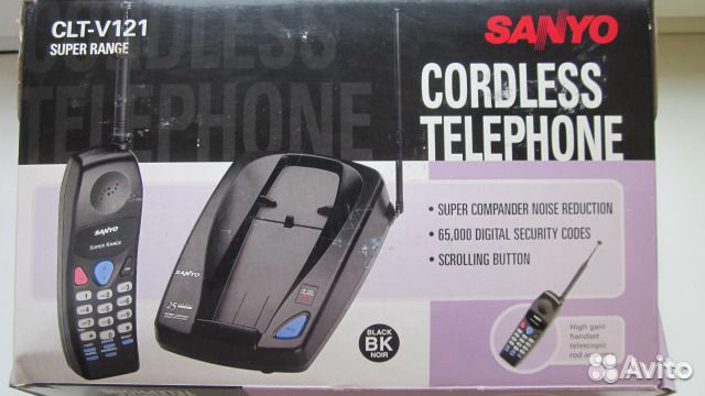 Радиотелефон Sanyo CLT-V121RU Дальнобойный Граббер