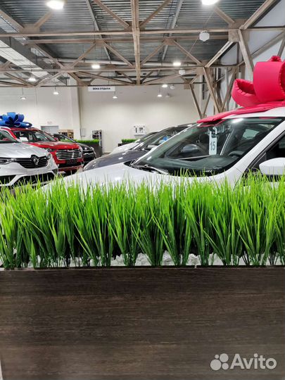 Трава искусственная осока растения в кашпо