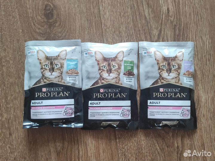 Корм PRO plan Delicate влажный для кошек