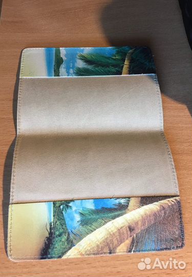 Обложка натуральная кожа на паспорт