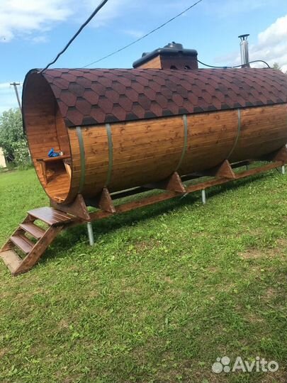Баня-бочка 5 метров